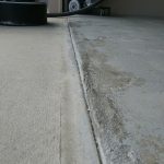 Before- Close up on garage floor
